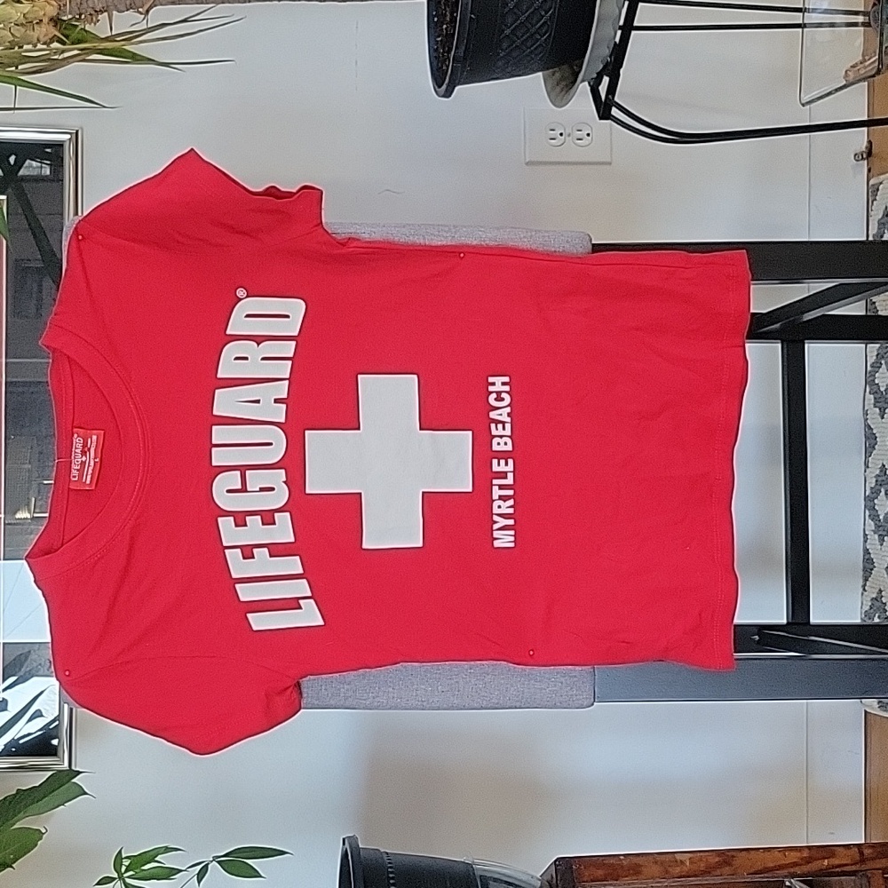 LIFE GUARD T-shirt, NWT, Large, Red